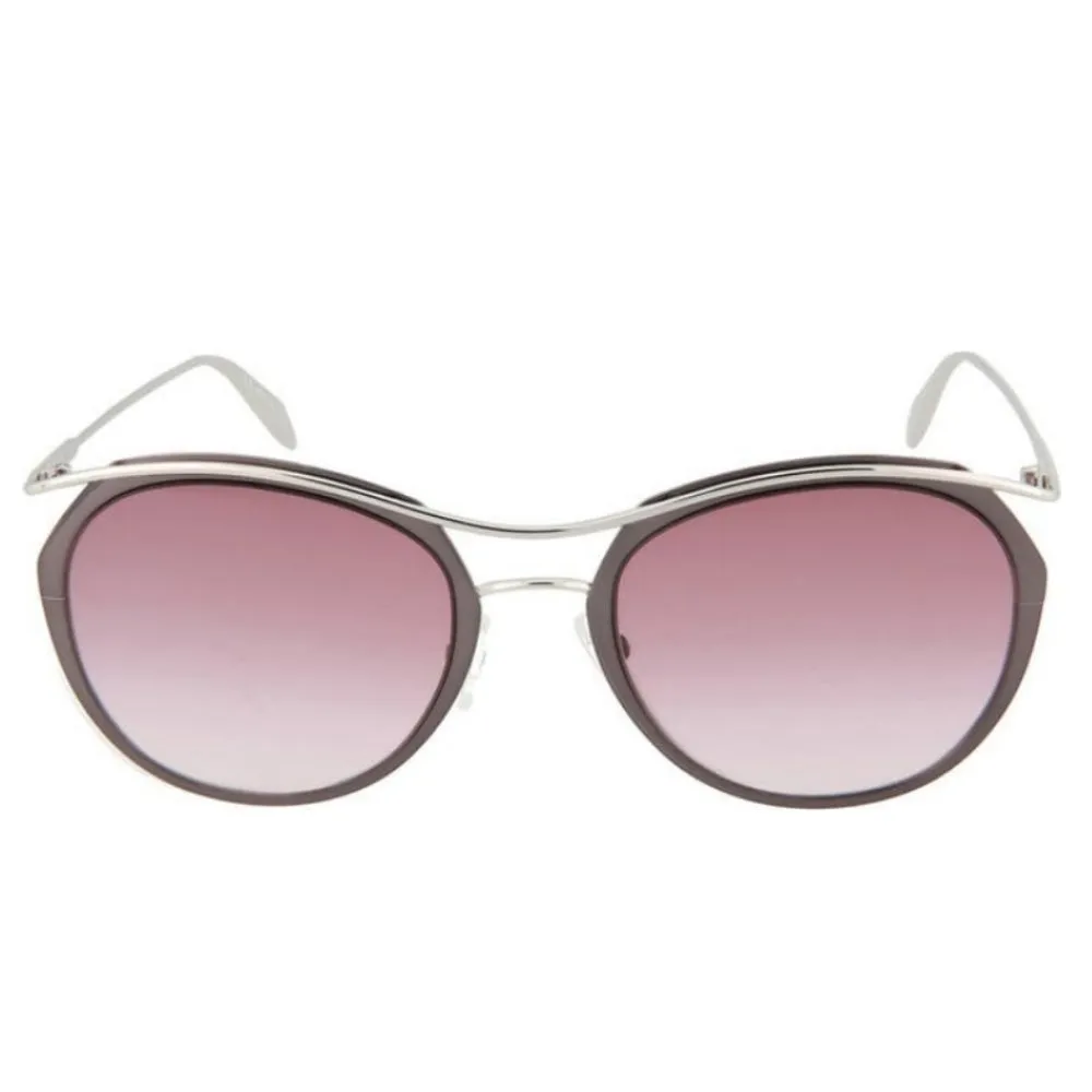 ALEXANDER MCQUEEN Round Aviator Sunglasses