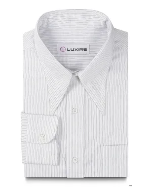 Brembana White Chalk stripes Shirt Brembana White Chalk stripes Shirt