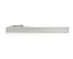 Elizabeth Parker Tieclip- Textured Silver TS013