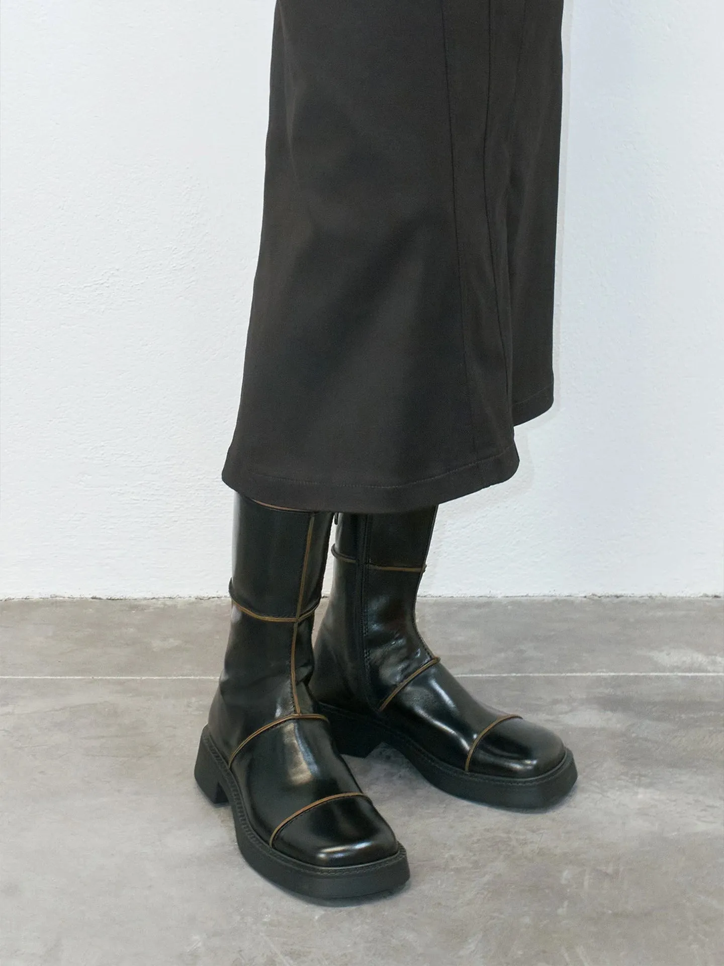 MIISTA x E8 Dahlia Black Ankle Boots