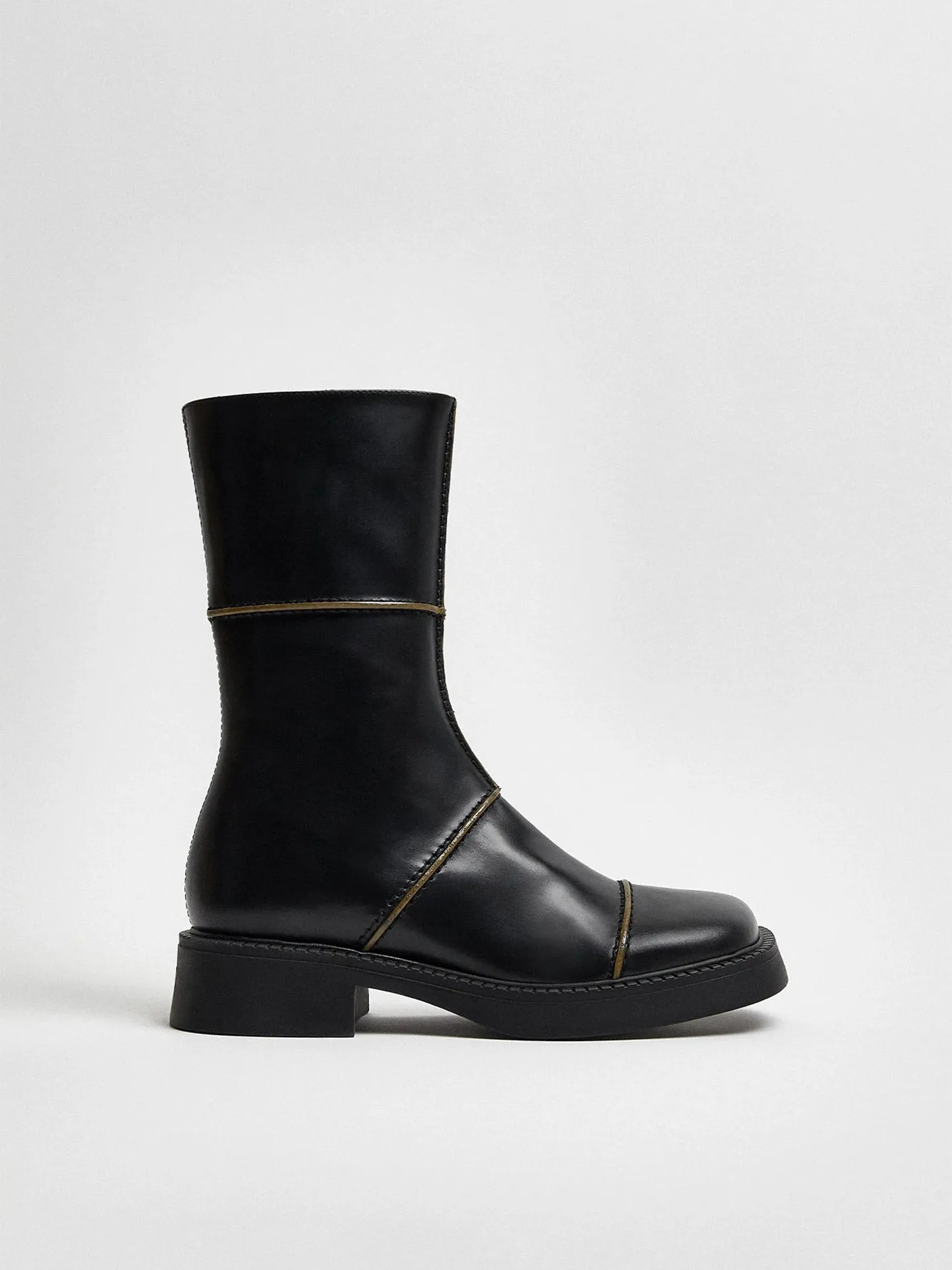 MIISTA x E8 Dahlia Black Ankle Boots