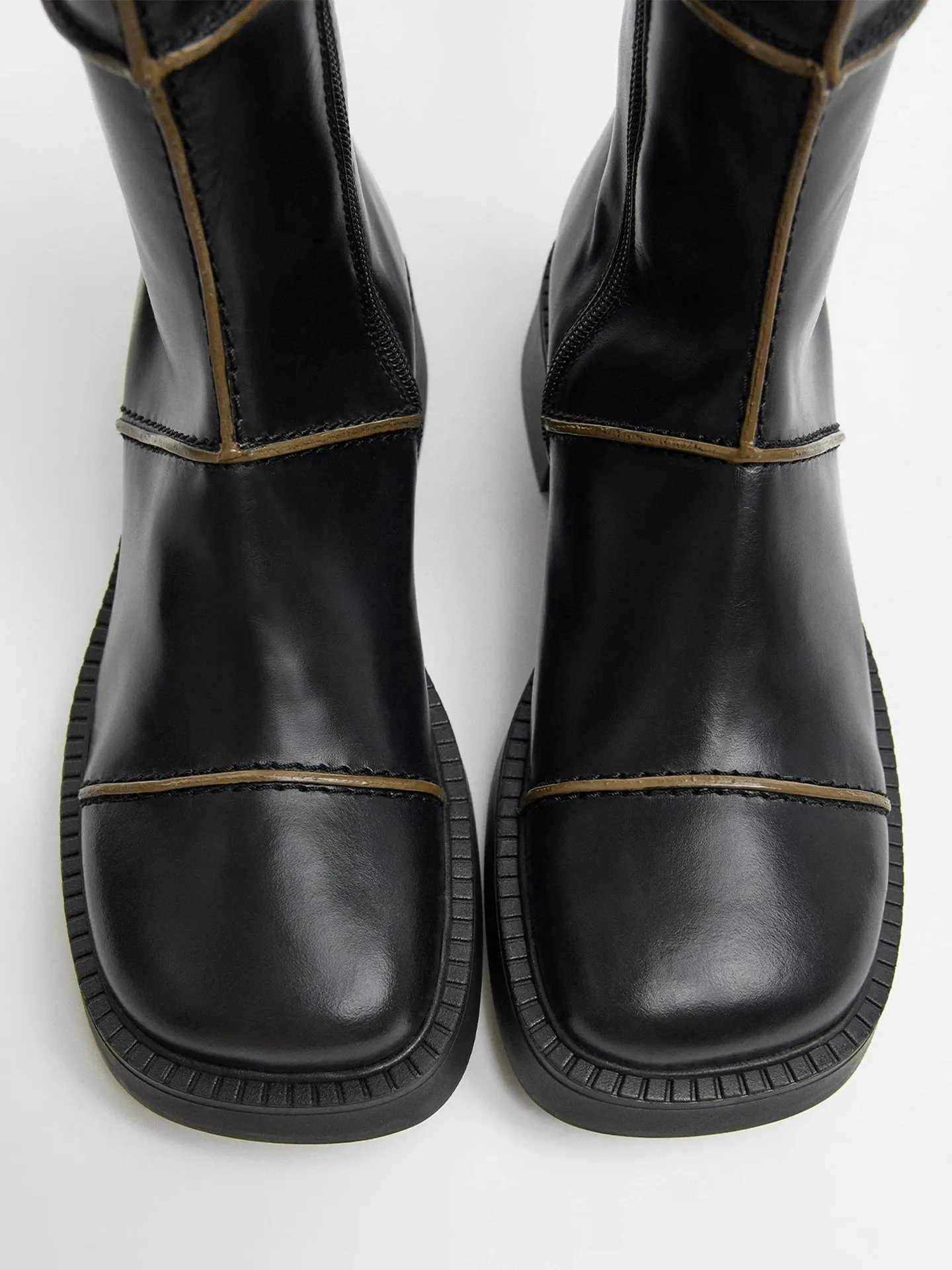 MIISTA x E8 Dahlia Black Ankle Boots