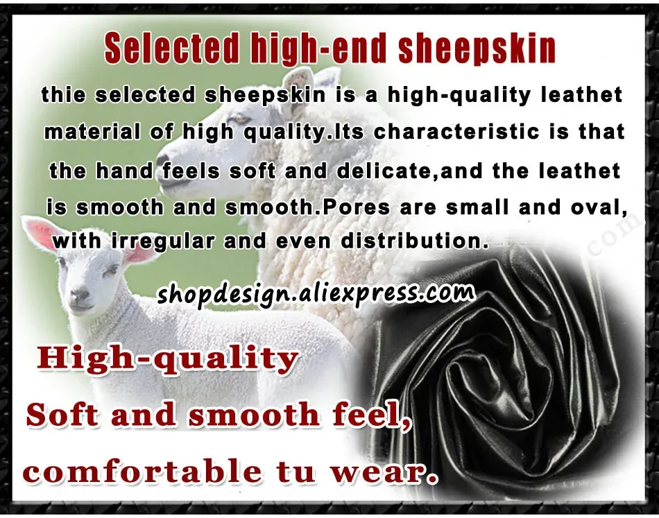 Women's Sheepskin Gloves Winter Warmth Plus Velvet Short Thin Touch Screen Driving Female Color Leather Gloves New High-end 2024